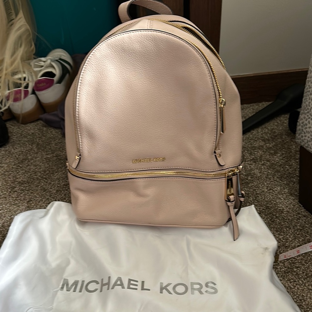 Michael Kors Pink Backpack